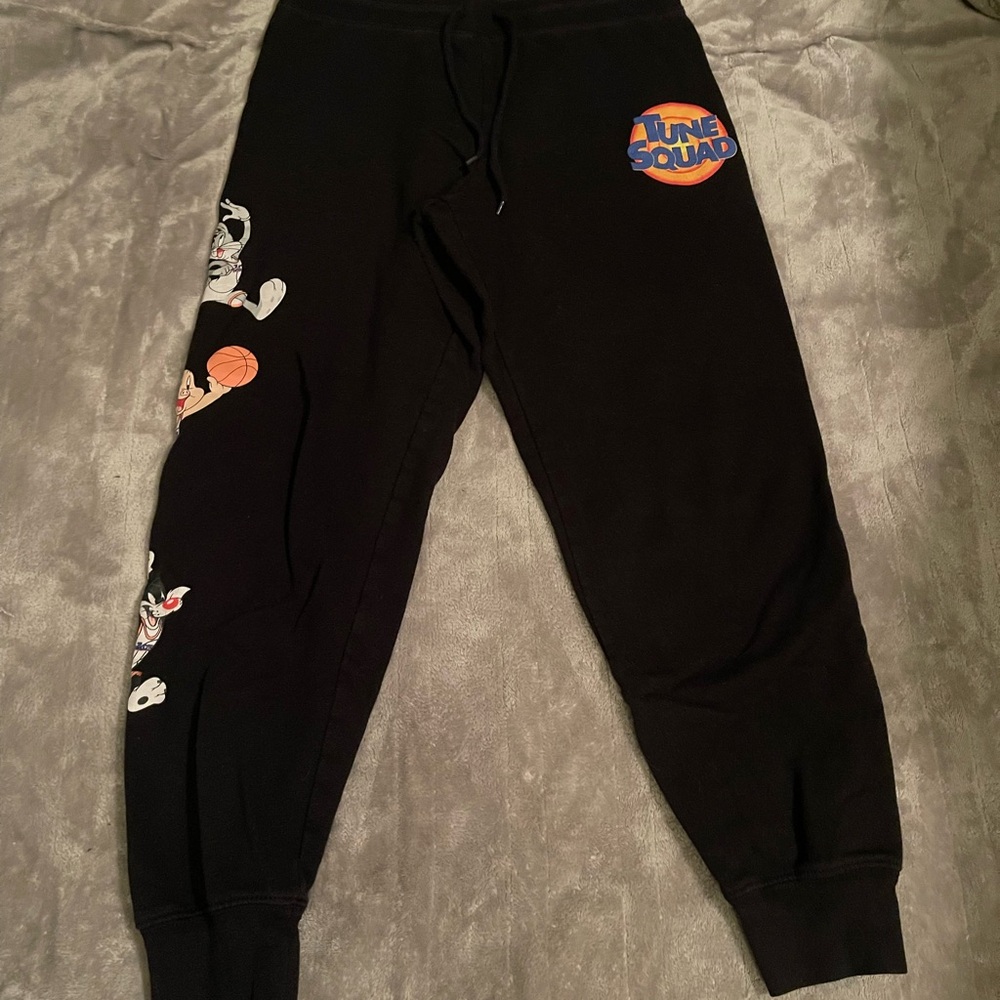 Looney Tunes Squad Black Joggers